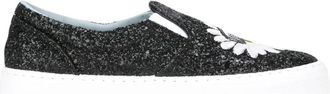 Chiara Ferragni Zwarte Slip-On Schoenen - Dames - Loafers - Zwart - 39 EU - Leer - Schoenen