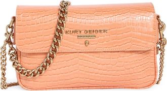 Kurt Geiger Highgate Flap Camera Crossbody Bag in Peach at Nordstrom Rack