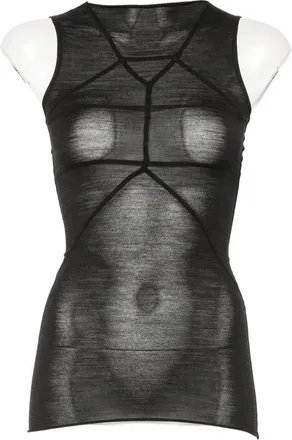 Rick Owens Sheer Panelled Top