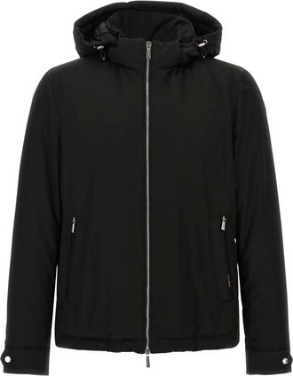 Moorer Albini Down Jacket - Heren - Jassen - Zwart - Maat: XS Polyamide