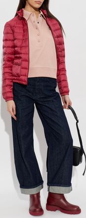 Moncler Lans Down Jacket, Womens, Red