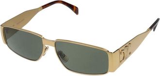 Celine Sunglasses, unisex, Yellow, 59 MM, Metal Triomphe Sunglasses