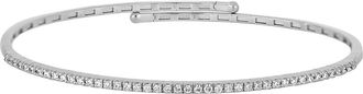 Bony Levy Audrey Diamond Flex Bangle Bracelet in 18K White Gold at Nordstrom, Size Small