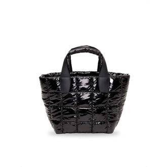 VeeCollective Porter Small Vinyl Tote - Dames - Handtassen - Zwart - ONE Size - Nylon - Tassen