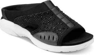 Easy Spirit Traciee Sport Slide Sandal in Black at Nordstrom, Size 7.5