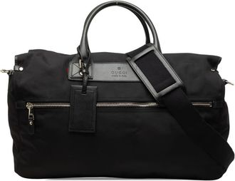 Gucci Pre-owned Gucci Nylon Web Travel Bag Ladies OCUFWA3DMPS7G2NX