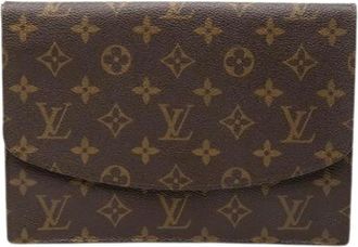Louis Vuitton Pre-owned Clutches, female, Brown, Size: ONE SIZE Pre-owned Pochette Rabat 23