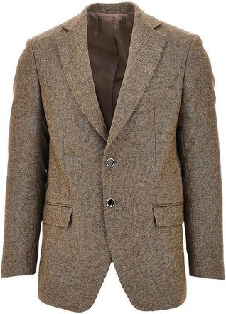 Mars&eacute;m Wool-blend single-breasted jacket Man 48