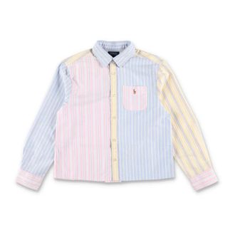 Polo Ralph Lauren Shirts, female, Multicolor, Size: 2XL Crop Shirt