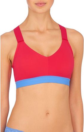 Natori Dynamic Racerback Sport Bralette in Sunset/Blu at Nordstrom, Size X-Small
