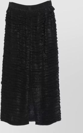 Alysi ruffled long skirt