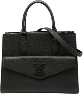 Louis Vuitton Pre-owned Lockme Grain Calf Leather 2way Bag - Pre-owned - Mujer - Negro - ONE SIZE