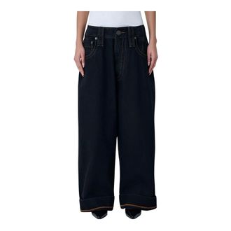 Vaquera Wide Jeans, female, Black, Size: W28 Wide Leg Baby Jeans
