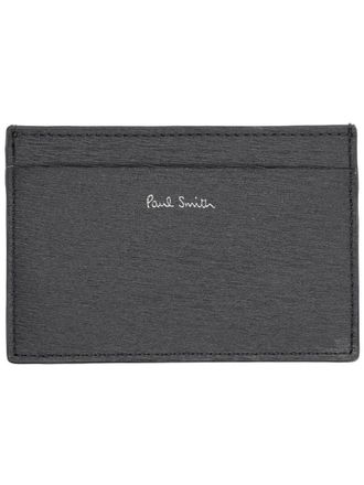 Paul Smith Cow Leather Card Case - Black