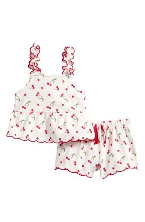 Splendid Cherry Tank & Shorts Set in Cherry Toss at Nordstrom, Size 18-24M