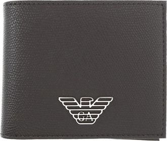 Emporio Armani Wallet & Card Holder Set - Heren - Portefeuilles - Zwart - ONE Size - Leer - Accessoires
