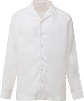 Gran Sasso Camicia in lino - - Shirts - Uomo - Bianco - L