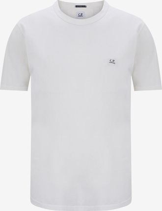 C.P. Company Kurzärmeliges T-Shirt aus mercerisiertem Jersey