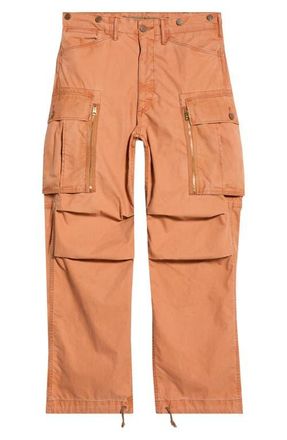 Ralph Lauren Ranger Cotton Poplin Cargo Pants in Faded Orange at Nordstrom, Size 32 X 32