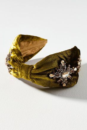 NAMRATA JOSHIPURA NamJosh Velvet Encrusted Headband