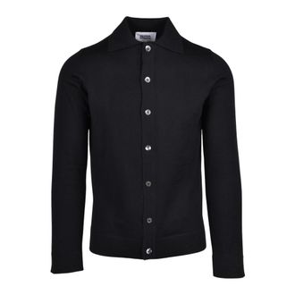 Alpha Studio Gebreide blouse - Heren - Vesten - Zwart - 2XL - Wol - Truien & Vesten