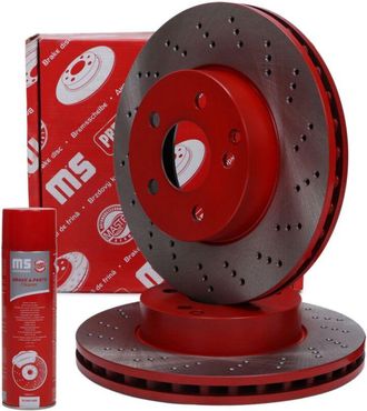 OEM Discos De Freno Delanteros 24012801001se-set-ms 2 Piezas Sport-e