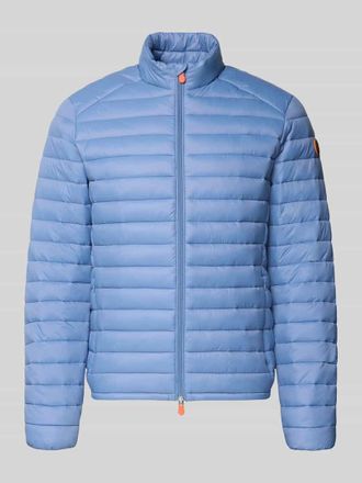 Save The Duck Steppjacke mit Zweiwegerei&szlig;verschluss Modell Alexander in Blau, Gr&ouml;&szlig;e XXXL