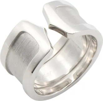 Cartier White Gold White Gold (18K) Band Ring (Pre-Owned)