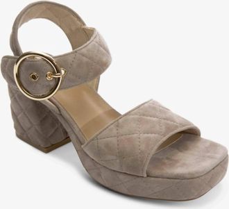 Vaneli Womens Moppet Sandal In Truffle Suede