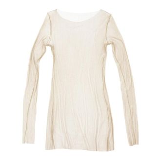 Cortana T de Tul Top - Dames - Longsleeves - Beige - S - Nylon - Tops