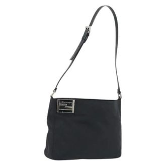 Fendi Pre-owned Vintage Shoulder Bag - Dames - Pre-owned - Zwart - Maat: ONE Size Nylon