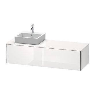Duravit Mueble De Pared Duravit Xsquare 160,0 X 54,8 Cm, 2 Cajones Xs4904l, Color (frente/cuerpo): Marr&oacute;n Oliva Laca Alto Brillo - Xs4904l6161