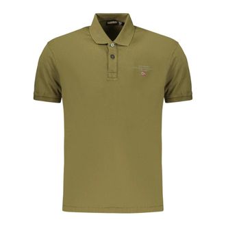 Napapijri Polo Shirts, male, Green, Size: 3XL Short-sleeved Polo Shirt