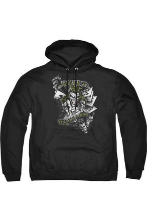 Gildan Batman Its All A Joke Adult Pull Over Hoodie / Hooded Sweatshirt