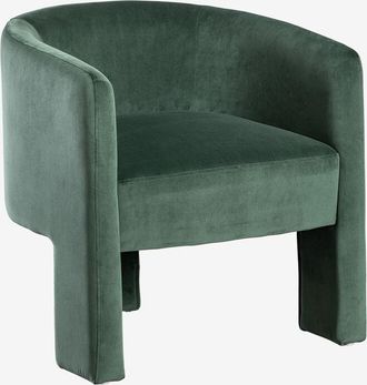 Sklum Poltrona in velluto Xastru SKLUM Verde Jungle