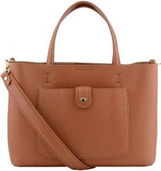 Pourchet Bride Soft Handtas - Dames - Handtassen - Bruin - ONE Size - Leer - Tassen