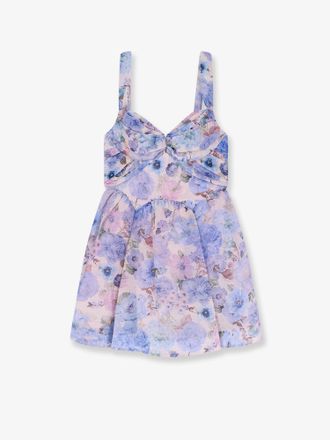 Zimmermann Rebellion Drape linen and silk mini dress - ZIMMERMANN - gender_Woman