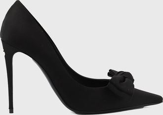 Dolce & Gabbana Bow Detailed Satin Pumps