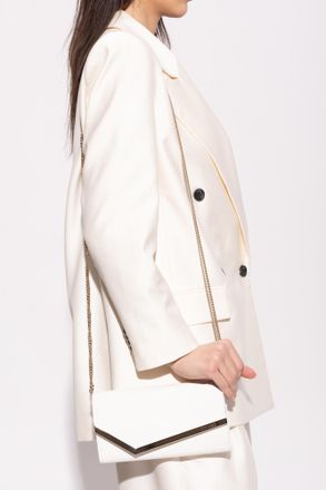 Jimmy Choo London Clutch Bag Emmie, Womens, White