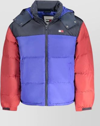 Tommy Hilfiger colorblock puffer jacket