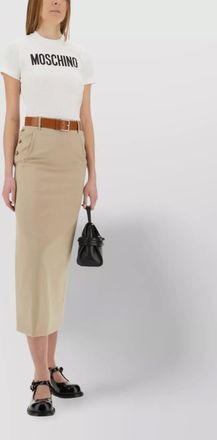 Moschino tailoring twist long skirt