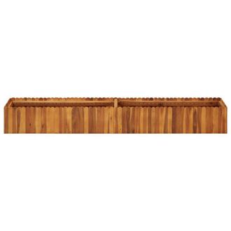 Berkfield Home Garden Raised Bed 200x30x25 cm Solid Acacia Wood in Brown | Size: 200 x 30 x 25 cm