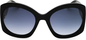 Marc Jacobs MARC722S Oversized Round Sunglasses - Black