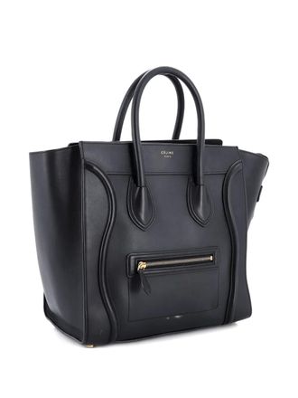 Celine Luggage Bag Smooth Leather Mini tote bag - Black
