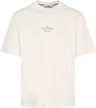Stone Island BRANDED 2100033 T SHIRT Size: XXL, colour: WHITE