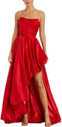 Mac Duggal Strapless Ruched Gown