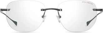Dita Eyewear Lancier Optisch Montuur - Heren - Brillen - Grijs - 52 MM - Leer - Accessoires