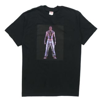 SUPREME SS20 Week 1 Tupac Hologram Tee Virtual Characters Short Sleeve Unisex Black SUP-SS20-002