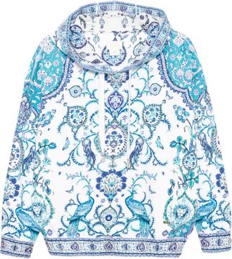 Camilla Felpa Isnik Lullaby con cappuccio - Bianco