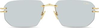 Cazal Sunglasses Cazal 7121/3 002 Gold/Light Gray Unisex